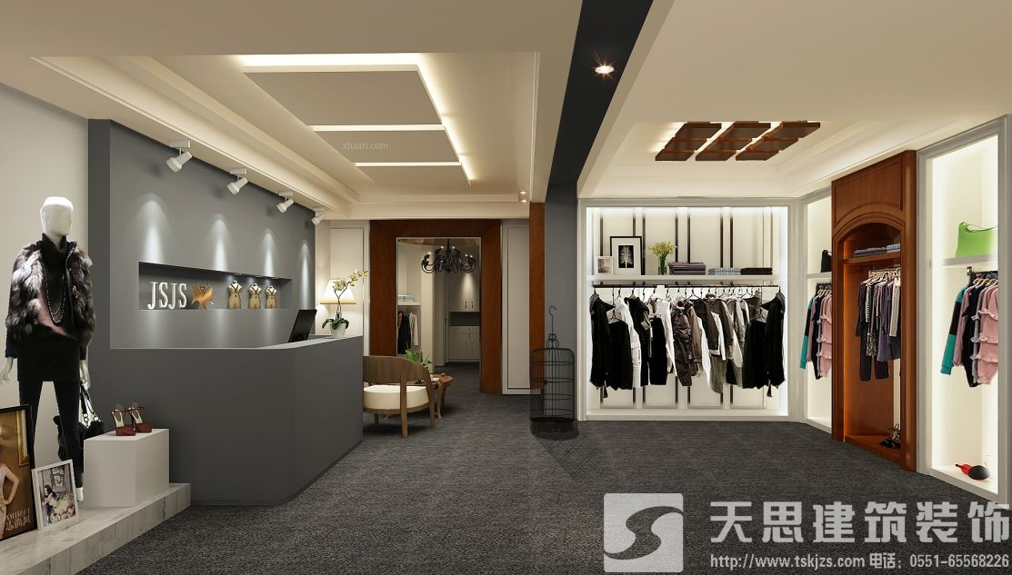 服裝店裝修客滿(mǎn)為患從施工開(kāi)始