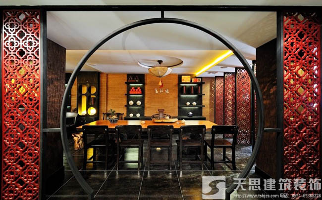 安徽茶館裝潢設(shè)計茶香四溢沁入心脾