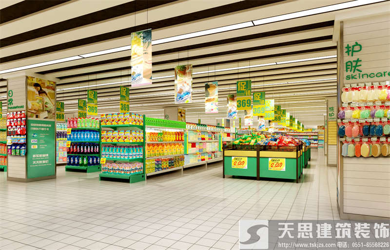 瓷磚選購(gòu)決定超市裝潢設(shè)計(jì)效果